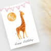 Greeting Card - Birthday Giraffe