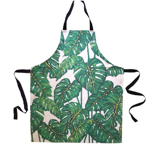 Vintage Monstera Leaves Apron