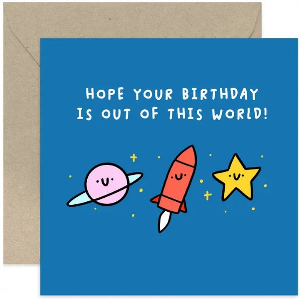 Out Of This World Birthday Card