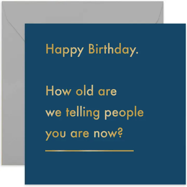 How Old Card