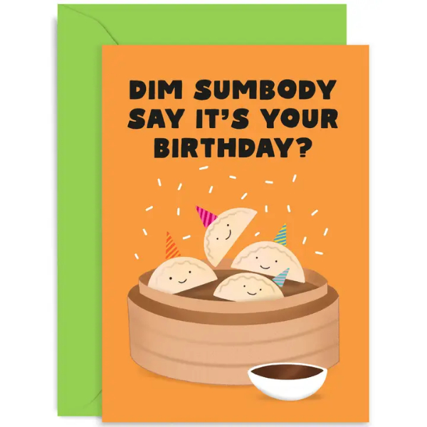 Dim Sum Birthday Card
