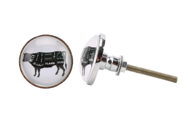 Cow Cut Drawer Pull