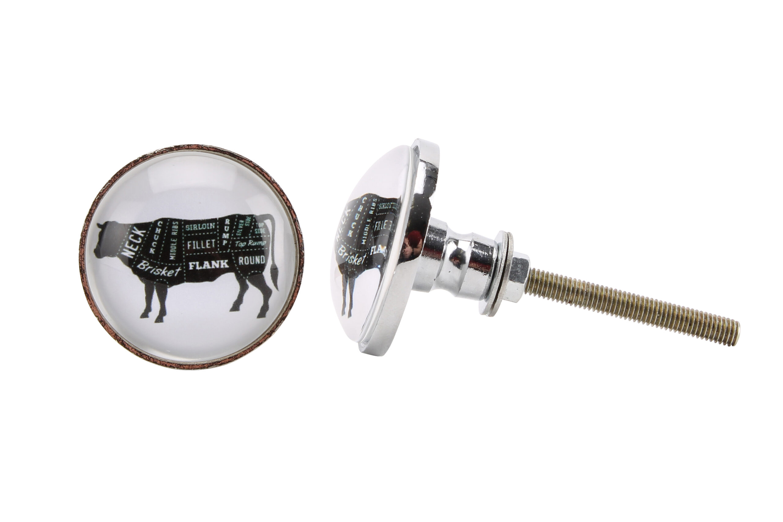 Cow Cut Drawer Pull