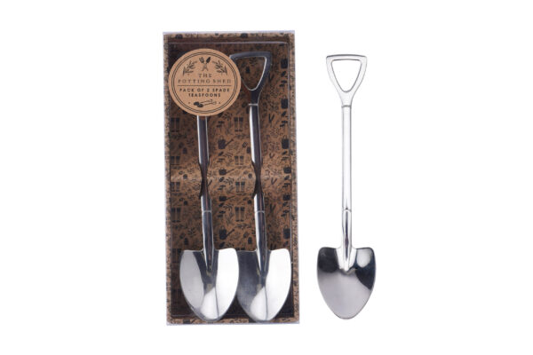 The Potting Shed Pack of Two Spade Teaspoons