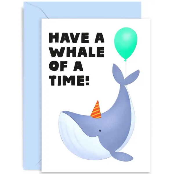 OE Whale Of a Time Card