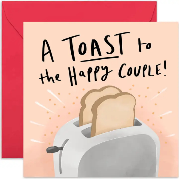 Toast To Happy Couple Card