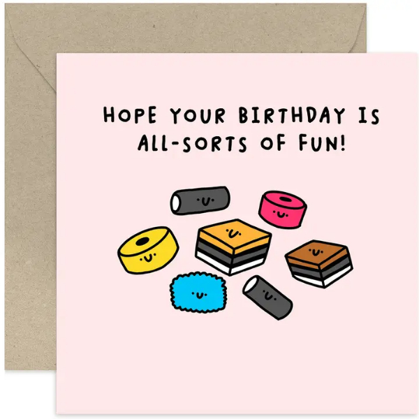 All-Sorts of Fun Birthday Card
