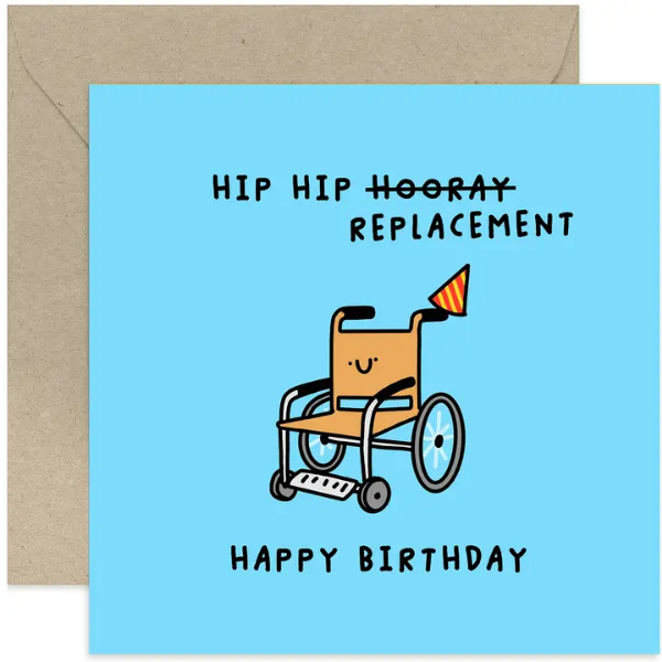 Hip Hip Replacement Card