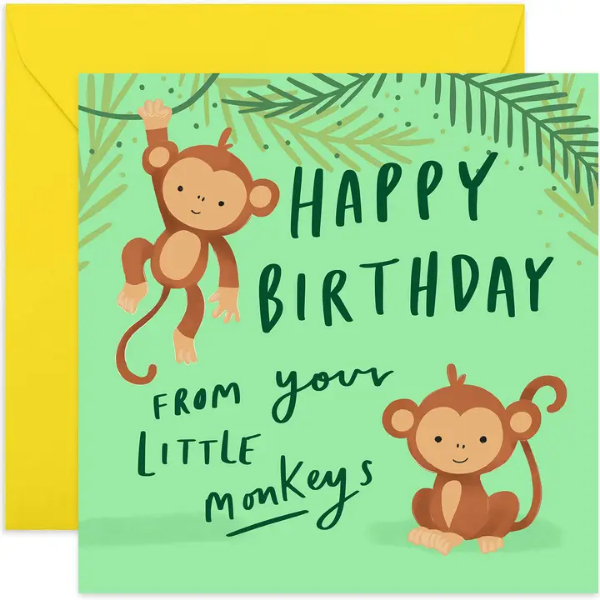 Happy Birthday From Little Monkeys