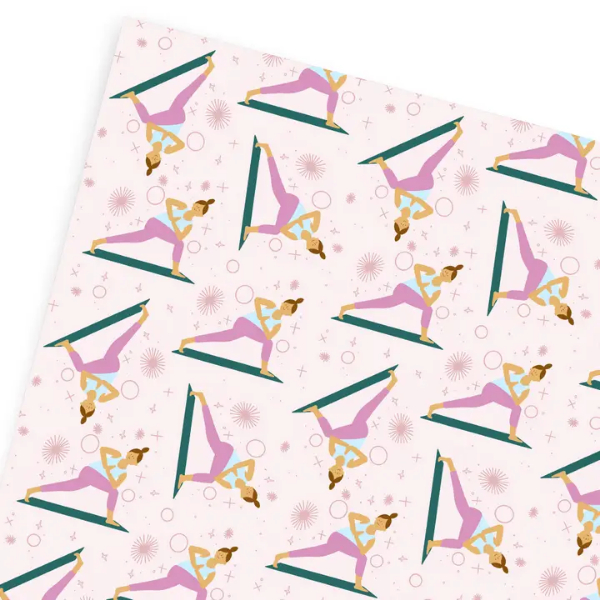 Yoga Flow Gift Wrap Sheets