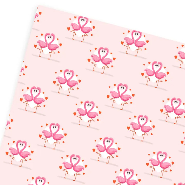 Flamingo Gift Wrap Sheets