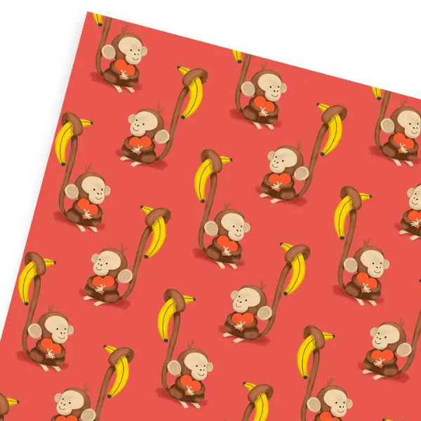 Monkey Gift Wrap