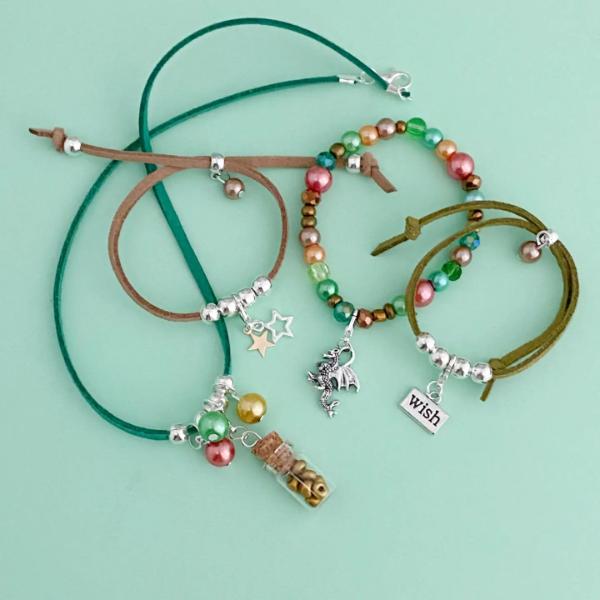 Dragon Jewellery Making Kit for Children - Image 2