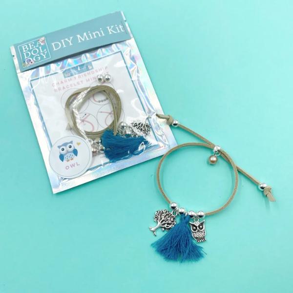 Owl Friendship Bracelet Mini Kit for Children - Image 2