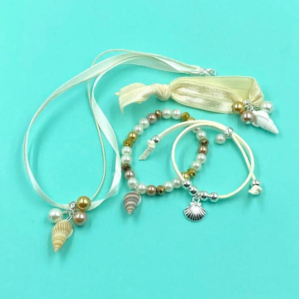Seashell Jewellery Making Kit for Children - Image 2