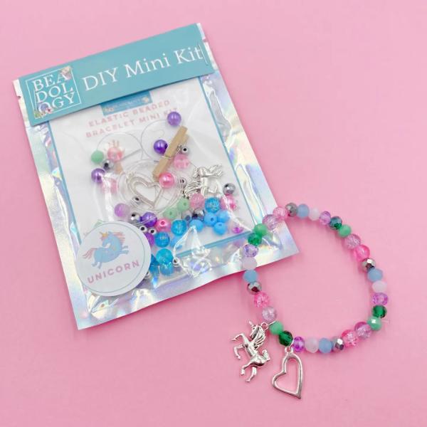 Unicorn Elastic Bracelet Mini Kit for Children