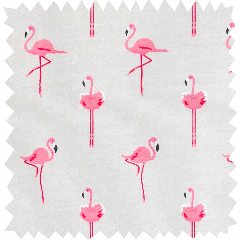 Canvas Makeup Bag Small Flamingo - Image 2