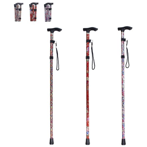 3/A Folding Walking Sticks, 33cm