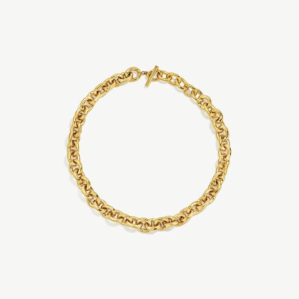 Necklace - Karibu Link Colar/ Gold