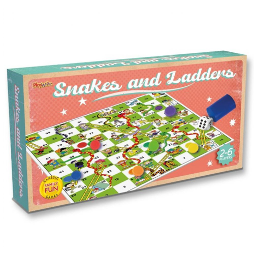 Retro Snakes & Ladders Board Games