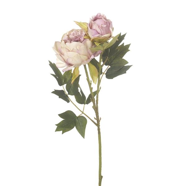 BRIGHT PINK PEONY SPRAY WITH 1FLW & 1BUD RAA040