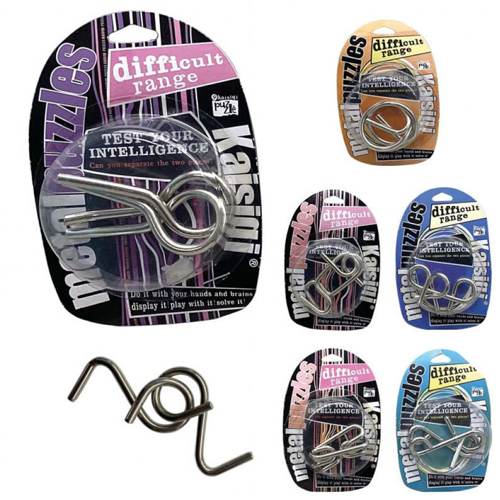 Metal IQ Brain Puzzles