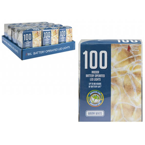 Warm White 100 LED Fairy Lights