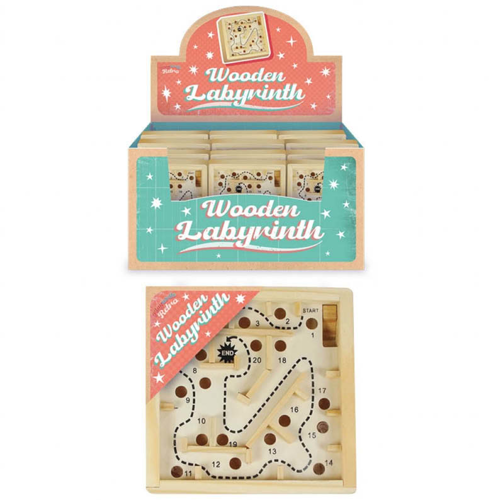 Wooden Labyrinth Maze Puzzles