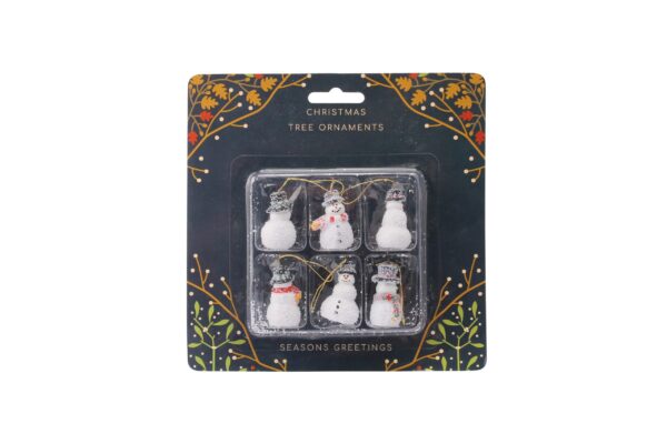 Snowman Tree Ornaments Pack