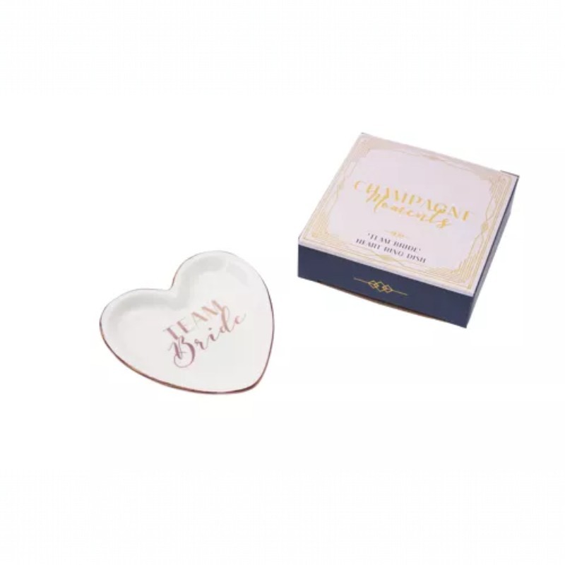 CM 'Team Bride' Heart Ring Dish