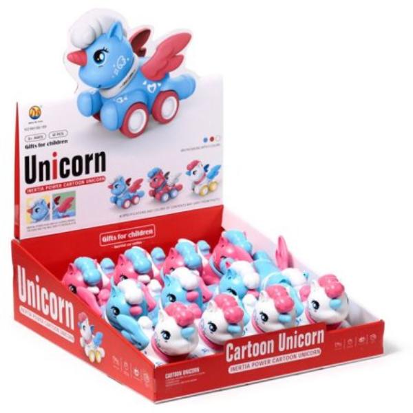 Press & Go Winged Unicorn Action Toy