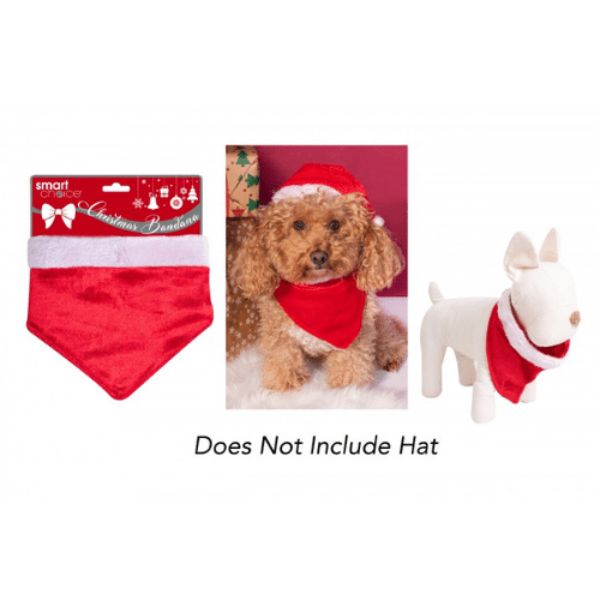 Festive Velour Pet Bandana