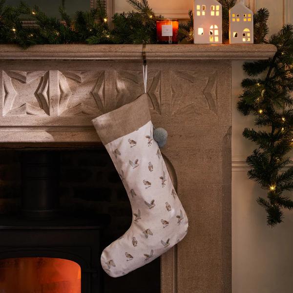 Christmas Stocking - Snowy Owls