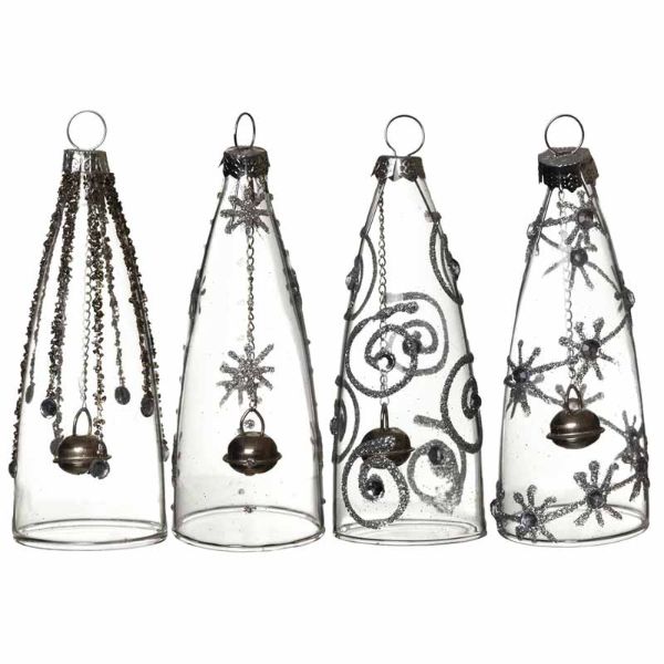 TALL GLASS BELL BAUBLES MIX	COD060