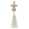WOODEN ANGEL WITH TASSLE HANGER	CODD663A