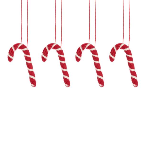 Mini Felt Candy Canes - Set of 4CRAFTXM168