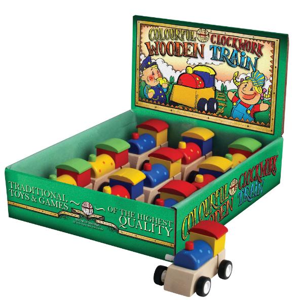 Wooden Clockwork Train - Image 3