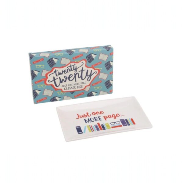 Twenty Twenty 'Just One More Page' Glasses Dish