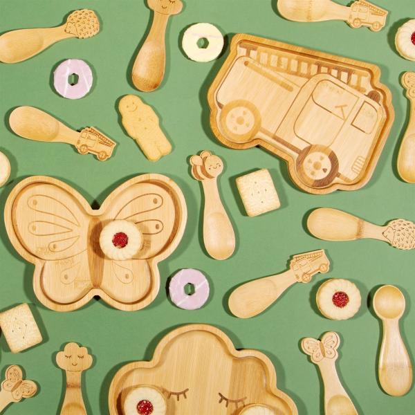 Bamboo Fire Engine Spoons - Set of 3JQY037 - Image 2