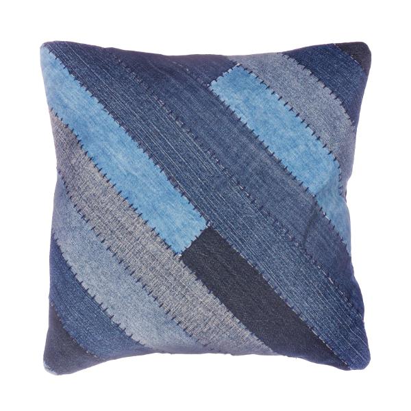 Denim Patchwork Cushion CoverLEVI068