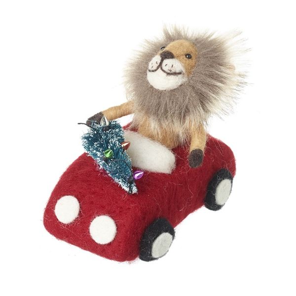 WOOLLEN LION IN CAR DECORATION	OYY108