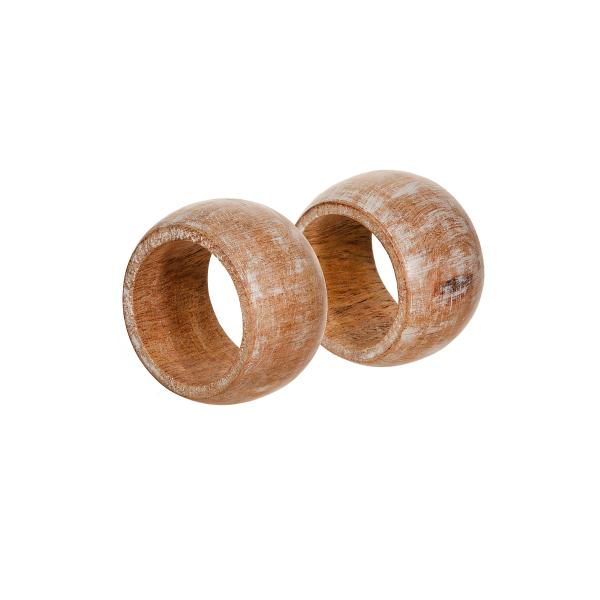 Mango Wood Napkin Rings - Set of 2SC133 - Image 3