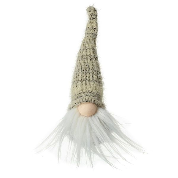 GONK IN KNITTED BEIGE HAT SUZ501