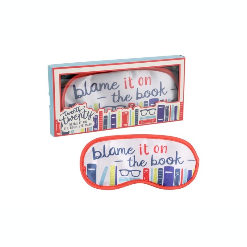 Twenty Twenty 'Blame it on the Book' Eye Mask