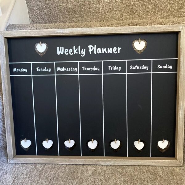 Ashley Farmhouse Weekly Chalkboard Planner