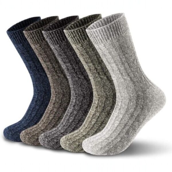 Mens Chunky Wool Blend Socks
