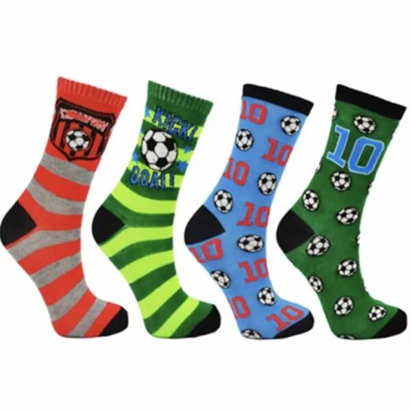 Boys novelty 3 footie champ socks