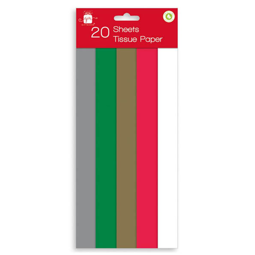 Mixed Tissue Paper 20pk