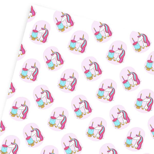 Birthday Unicorn Kids Wrap Sheets
