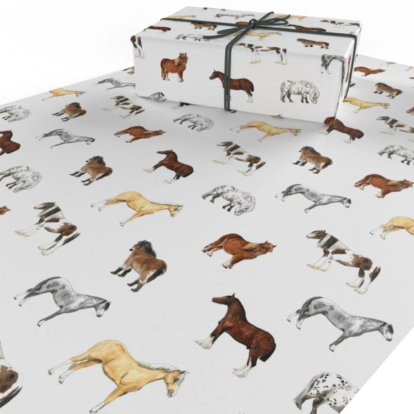 Horses Wrapping PaperSBH